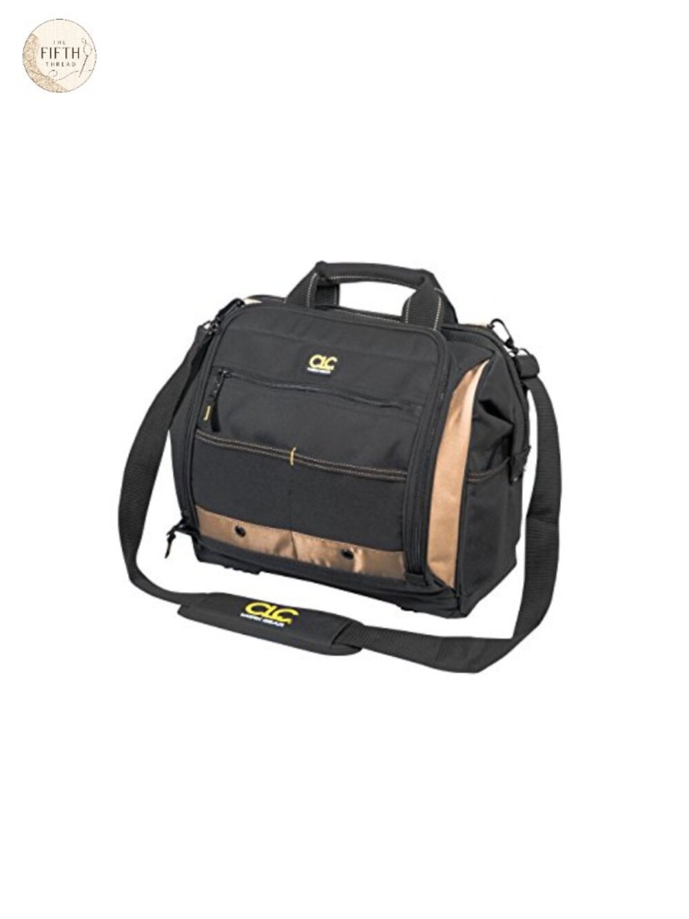 30 Pocket Tool Bag, Multi-Compartment Carrier with Zipper, 13 Inch